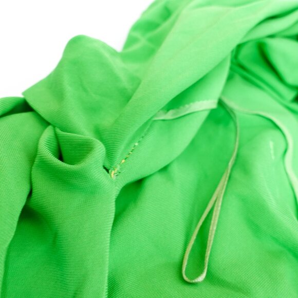 Balenciaga SS19 Runway Green Wrap Strapless Bustier Reverse Halter - FR 38/US 6 - Picture 10 of 15